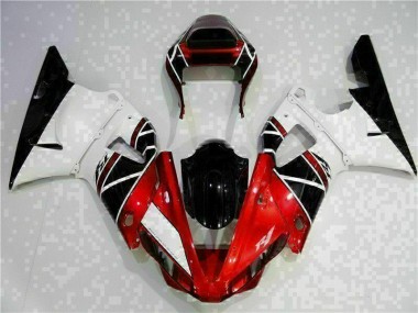 Abs Kit Carenagem & Plásticos Moto Yamaha R1 2000-2001 - Vermelho