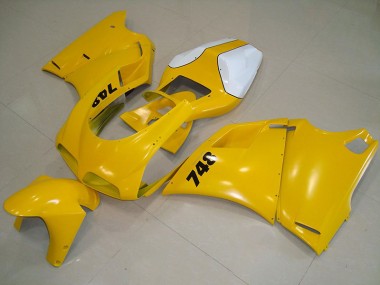 Abs Moto Plásticos Ducati 748 916 996 996S 1993-2005 - Amarelo