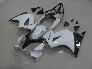 Abs Motocicleta Plásticos Honda VFR 800 2002-2013 - Branco Preto