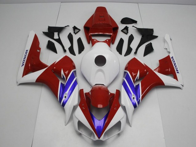 Carenagem Moto Honda CBR 1000RR 2006-2007 - Azul Vermelho & Branco