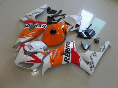 Carenagem Moto Honda CBR 1000RR 2006-2007 - Branco & Laranja Repsol
